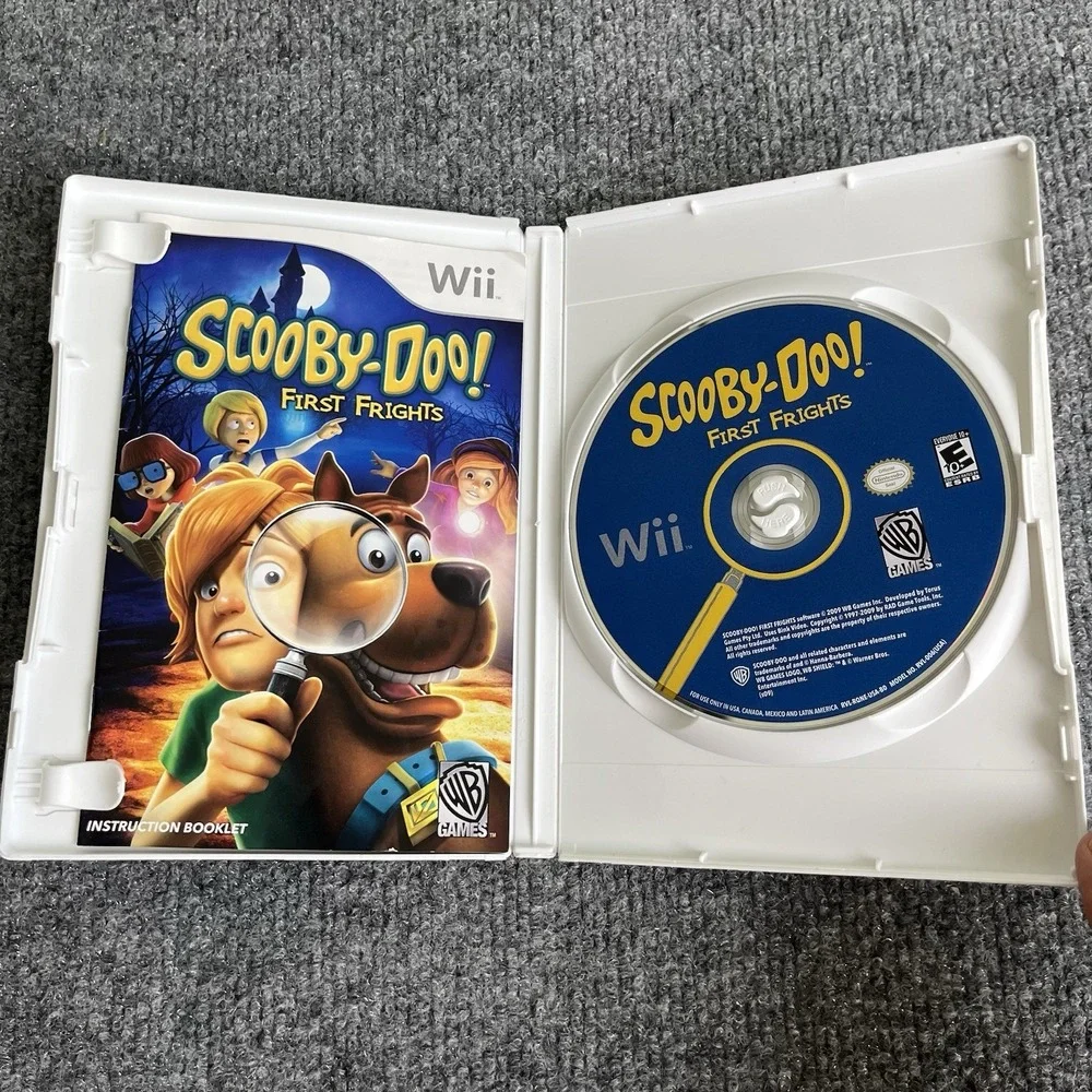 Scooby-Doo First‎ Frights Nintendo Wii CIB TESTED WORKS!